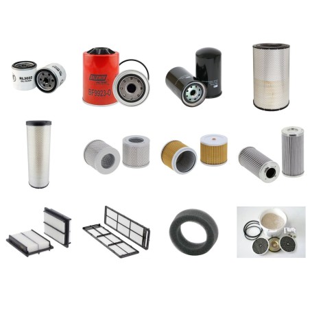 Filter Kit for Komatsu PW98MR-8 with Komatsu SAA4D95LE-5 Engine YR 2015-