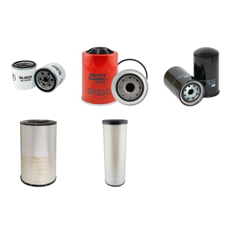 Filter Kit for Komatsu PW98MR-8 Air Oil Fuel Filters with Komatsu SAA4D95LE-5 Engine YR 2015-