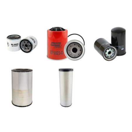 Filter Kit for Komatsu PW98MR-8 Air Oil Fuel Filters with Komatsu SAA4D95LE-5 Engine YR 2015-