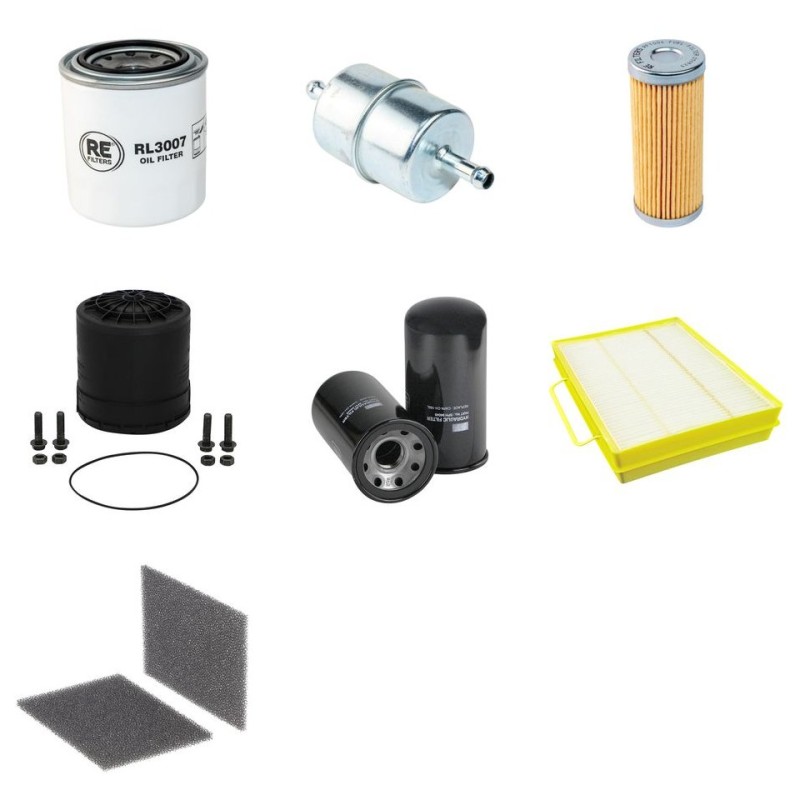 KOMATSU S 160 Filter Service Kit w/Kubota D1105-ET08 Eng.   YR  2010