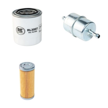 KOMATSU S 160 Filter Service Kit Air Oil Fuel Filters w/Kubota D1105-ET08 Eng.   YR  2010