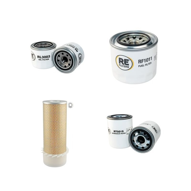 Filter Kit for Komatsu SK09J with Komatsu 4D98E1 Engine 2003-