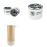 Filter Kit for Komatsu SK09J Air Oil Fuel Filters with Komatsu 4D98E1 Engine YR 2003-