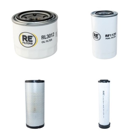 Filter Kit for Komatsu SK1020 Air Oil Fuel Filters with Yanmar Engine