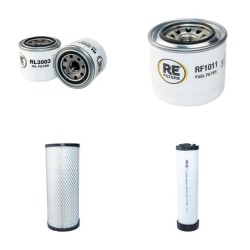 Filter Kit for Komatsu SK820-5 Air Oil Fuel Filters with Komatsu S4D84E-1FD Engine Serial No 37BTF500003-