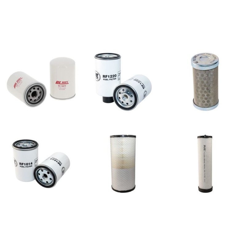 KOMATSU WA 150-5H PZ Filter Service Kit Air Oil Fuel Filters w/KOMATSU SAA4D102E-2 Eng. SN  H50051-