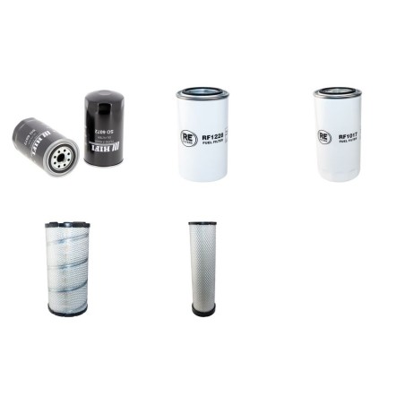 KOMATSU WA 200-6 PZ Filter Service Kit Air Oil Fuel Filters w/KOMATSU  Eng. SN  H00051-