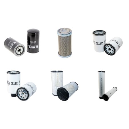 Filter Kit for Komatsu WA250-5H Air Oil Fuel Filters with Komatsu Engine