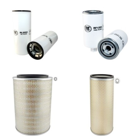 Filter Kit for Komatsu WA450-2 with Cummins LTA10C Engine Serial No A 25001-