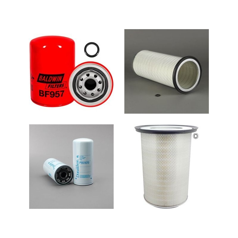 Filter Kit for Komatsu WA600-1 with Komatsu S6D170-1 Engine Serial No 10001-