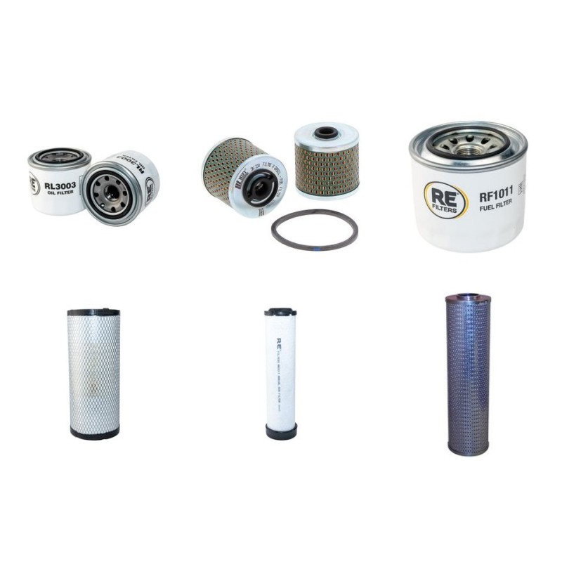 Filter Kit for Komatsu WA85-3 with Komatsu 4D98E-2Hc Engine 2004-