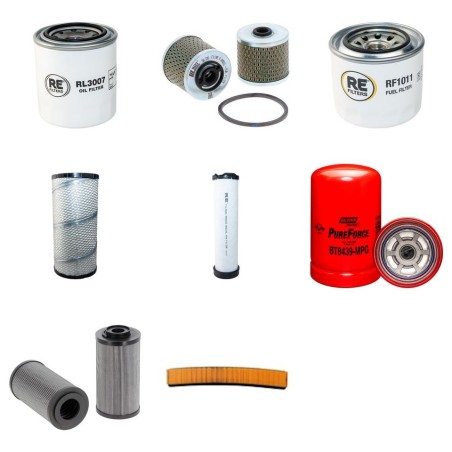 KOMATSU WB 91 R-2 Filter Service Kit w/KOMATSU  Eng. SN  91F20145- YR  2004-