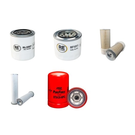 KOMATSU WB 97 Filter Service Kit w/Yanmar 4D106-1 Eng.