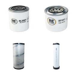 KOMATSU WB97R Filter Service Kit Air Oil Fuel Filters