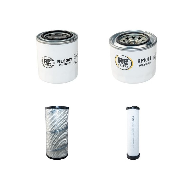 KOMATSU WB 97 R Filter Service Kit Air Oil Fuel Filters w/Yanmar  Eng.