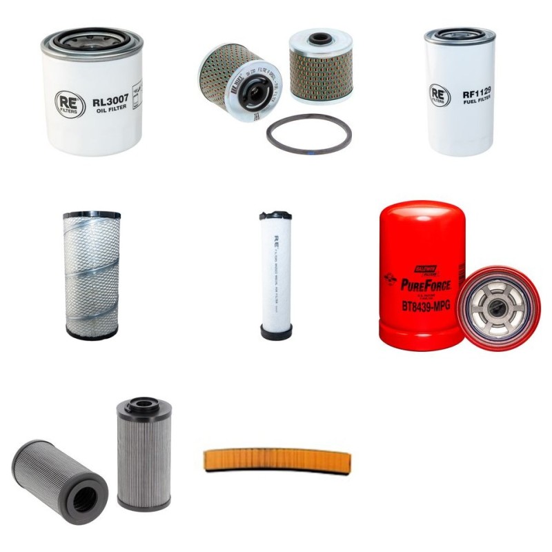 KOMATSU WB 97 R-2 Filter Service Kit w/KOMATSU 4D106-1 Eng.   YR  2003-