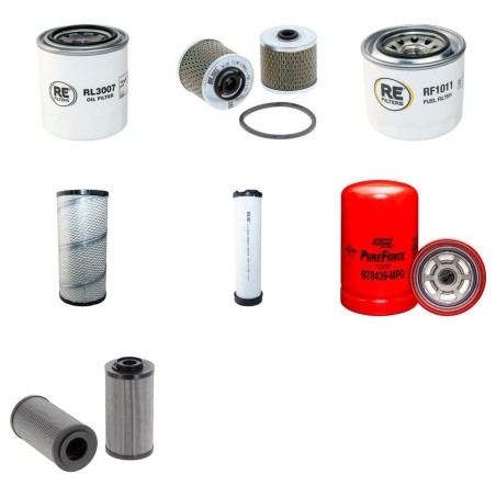 Filter Kit for Komatsu WB97S-2 with Komatsu Engine Serial No F 10431-F11204