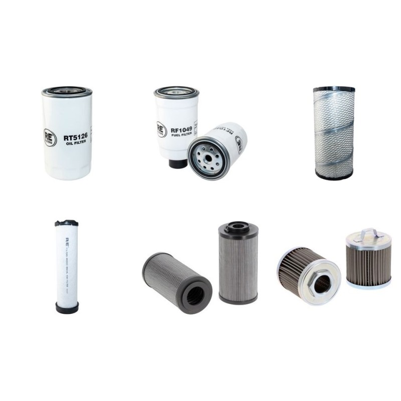 Filter Kit for Komatsu WH613 Utility Turbo with Komatsu CNH Engine