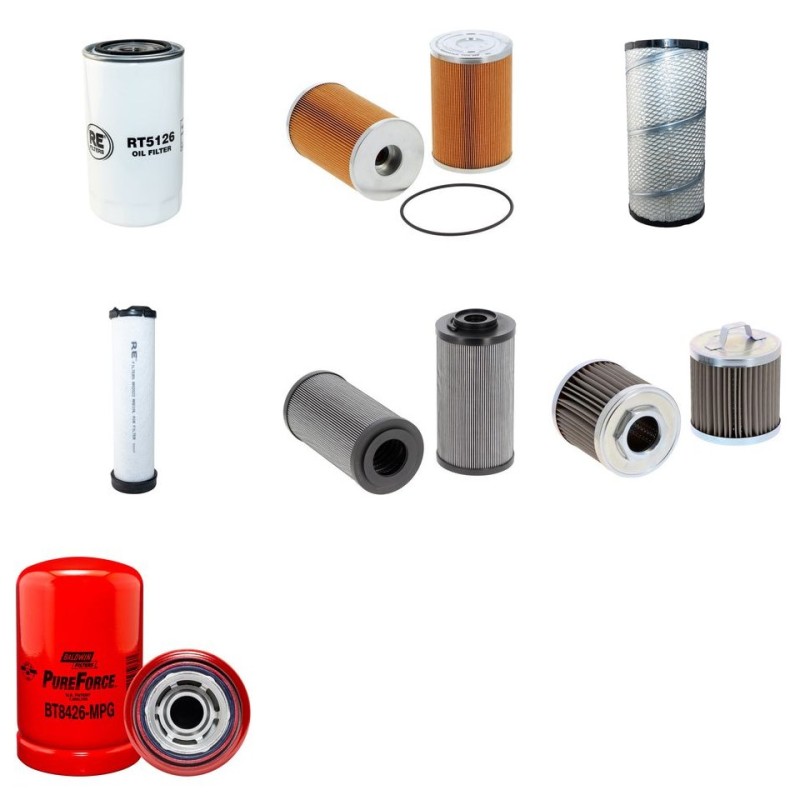 Filter Kit for Komatsu WH714H-1 with Komatsu Engine Serial No 395F70003-
