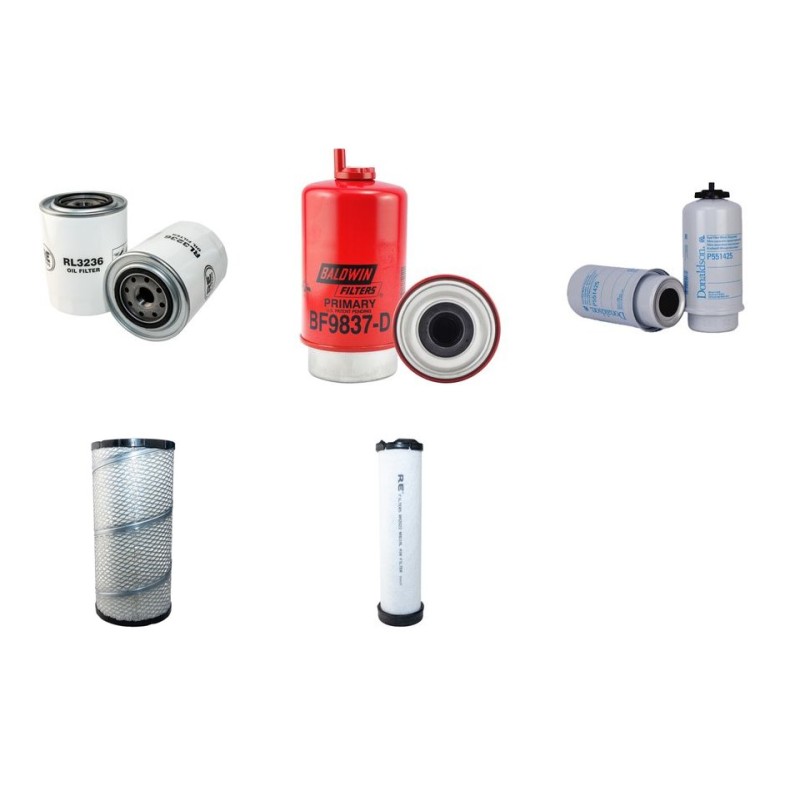 KOMATSU FOREST 830.1 Filter Service Kit Air Oil Fuel Filters w/SISU 420DWRE Eng.     99KW
