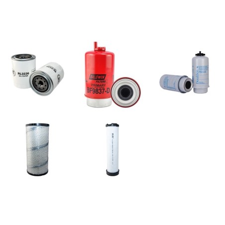 Filter Kit for Komatsu FOREST 830.1 Air Oil Fuel Filters with SISU 420DWRE Engine 99KW