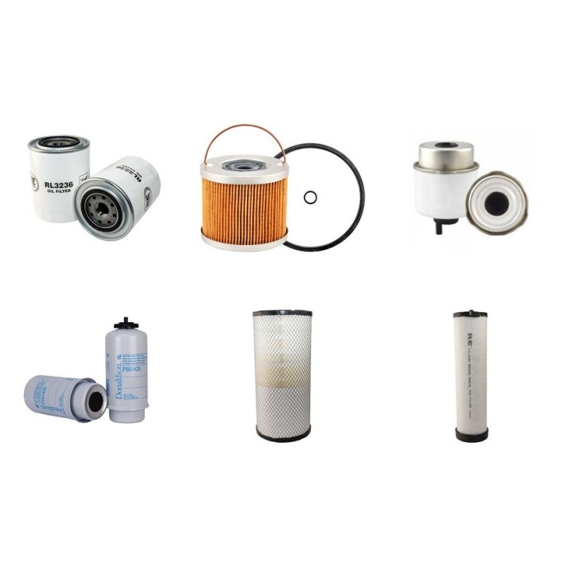 Filter Kit for Komatsu FOREST 840TX Air Oil Fuel Filters with SISU 49CWA-4V Engine