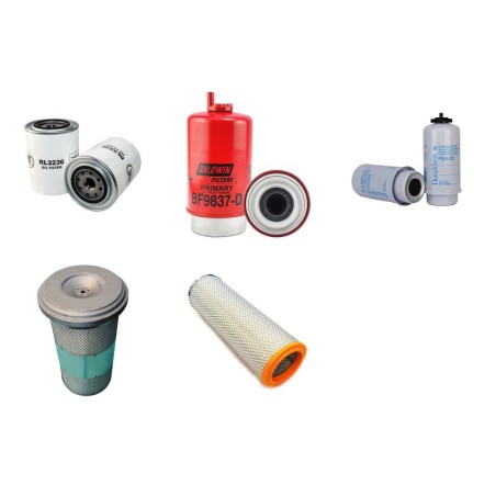 Filter Kit for Komatsu FOREST 860.1 Air Oil Fuel Filters with SISU 620DWRE Engine 125KW