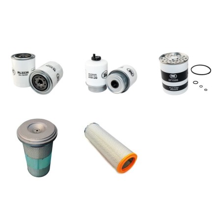 KOMATSU FOREST 860.1 Filter Service Kit Air Oil Fuel Filters w/VALMET  Eng.