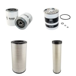 Filter Kit for Komatsu FOREST 890.16WD Air Oil Fuel Filters with VALMET Engine