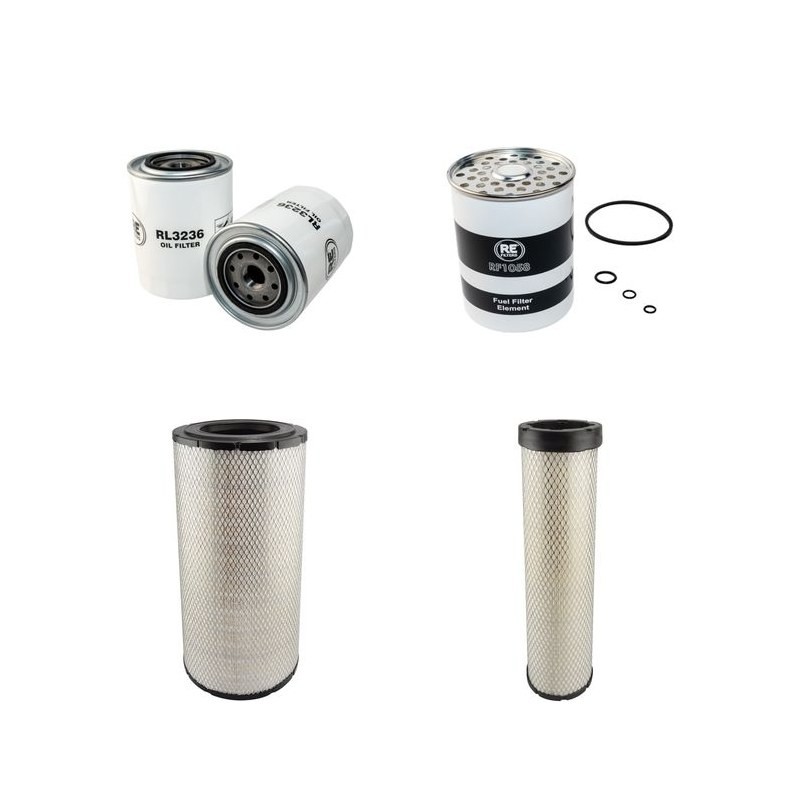 Filter Kit for Komatsu FOREST 890.16WD Air Oil Fuel Filters with VALMET Engine