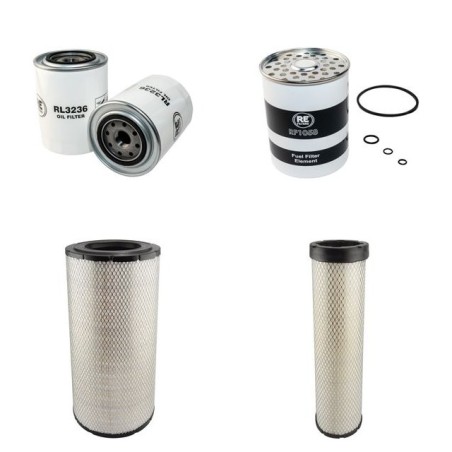 Filter Kit for Komatsu FOREST 890.16WD Air Oil Fuel Filters with VALMET Engine