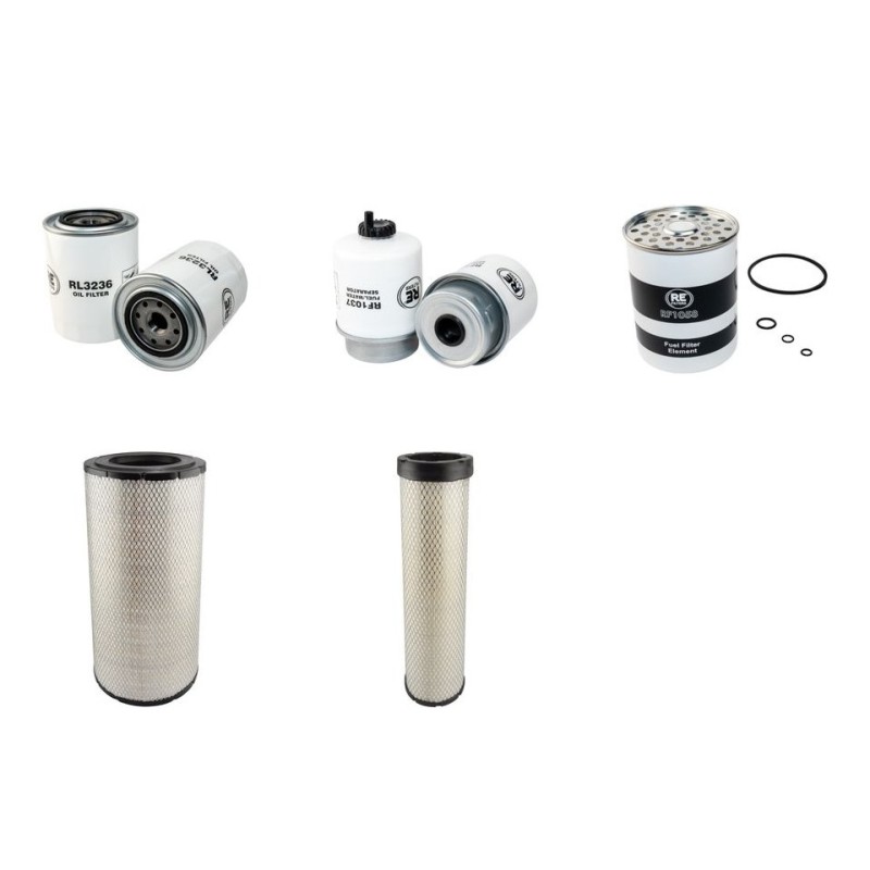 Filter Kit for Komatsu FOREST 890.18WD Air Oil Fuel Filters with VALMET Engine