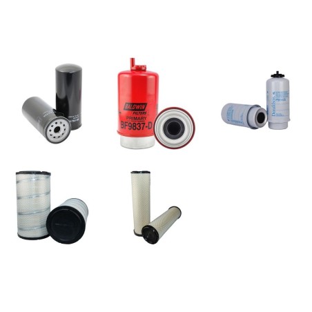 Filter Kit for Komatsu FOREST 941 Air Oil Fuel Filters with SISU 84CTA Engine YR 2008-