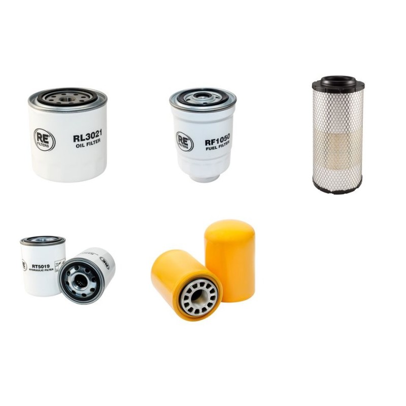 KOOI RE 4-80-1350-1000 Filter Service Kit w/Kubota V3300TE Eng.   YR  2001-