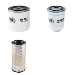 KOOI RE 4-80-1350-1000 Filter Service Kit Air Oil Fuel Filters w/Kubota V3300TE Eng.   YR  2001-