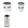 KOOI RE 4-80-1350-1000 Filter Service Kit Air Oil Fuel Filters w/Kubota V3300TE Eng.   YR  2001-
