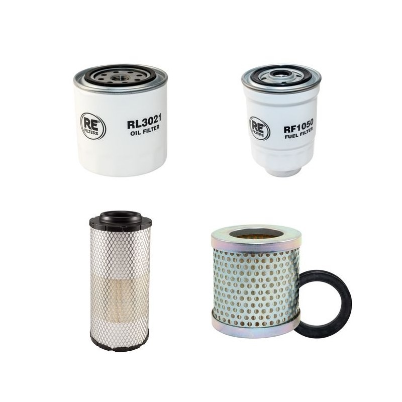 KOOI RG 4-77-1350-900 Filter Service Kit Air Oil Fuel Filters w/Kubota V330TES Eng.   YR  2005-