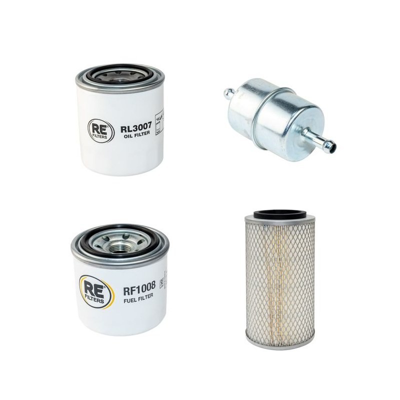 KRAFMAN TAPIS Filter Service Kit Air Oil Fuel Filters w/Kubota V1505 Eng.