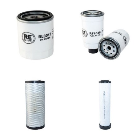 KRAMER 346-11 Filter Service Kit Air Oil Fuel Filters w/Deutz F4M2011 Eng. SN  346110001- YR  2004-