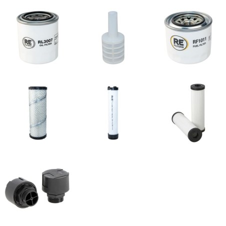 KRAMER 348-01 Filter Service Kit w/Yanmar 3Tnv84T Eng. SN 348010001-2013