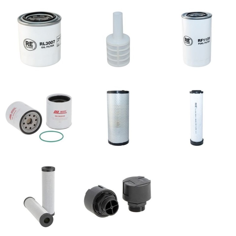 KRAMER 349-00 Filter Service Kit w/Yanmar 4Tnv88-Bknkr Eng. SN 349000001-