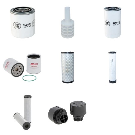KRAMER 349-00 Filter Service Kit w/Yanmar 4Tnv88-Bknkr Eng. SN 349000001-