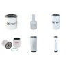 KRAMER 349-00 Filter Service Kit Air Oil Fuel Filters w/Yanmar 4TNV88-BKNKR Eng. SN  349000001-