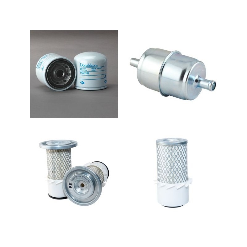AUTOWRAP 1804 S Filter Service Kit Air Oil Fuel Filters w/Kubota D722E Eng.