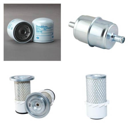 AUTOWRAP 1804 S Filter Service Kit Air Oil Fuel Filters w/Kubota D722E Eng.