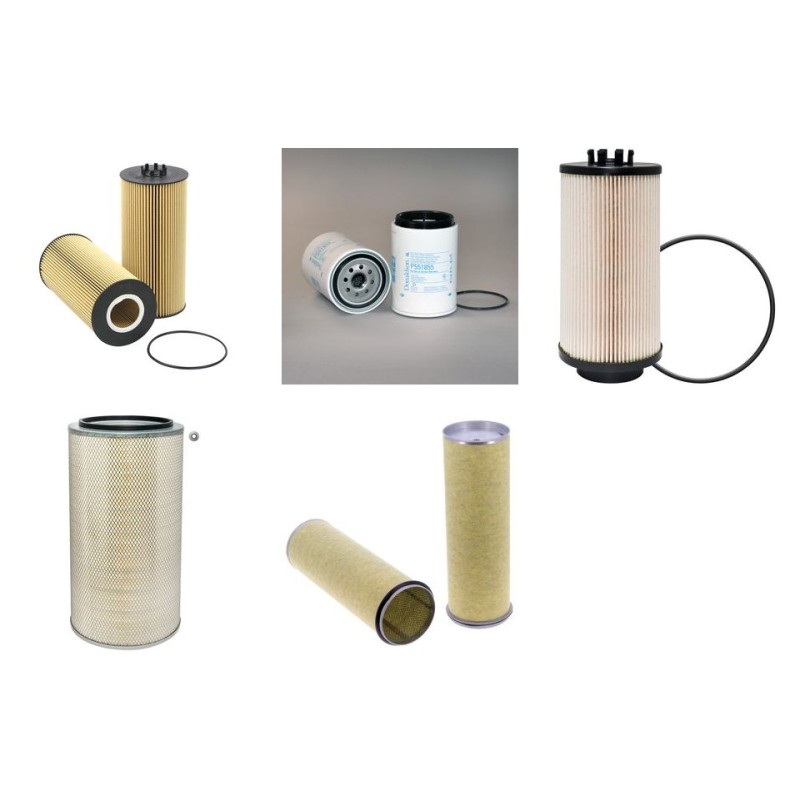 KRONE BIG X 1000 Filter Service Kit Air Oil Fuel Filters w/MERCEDES OM460LAX2 Eng.   YR  2008