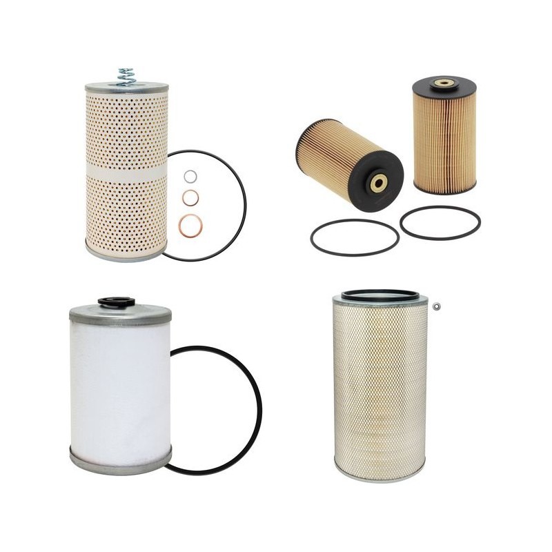 KRUPP KMK 5160 Filter Service Kit Air Oil Fuel Filters w/MERCEDES OM442LA Eng.