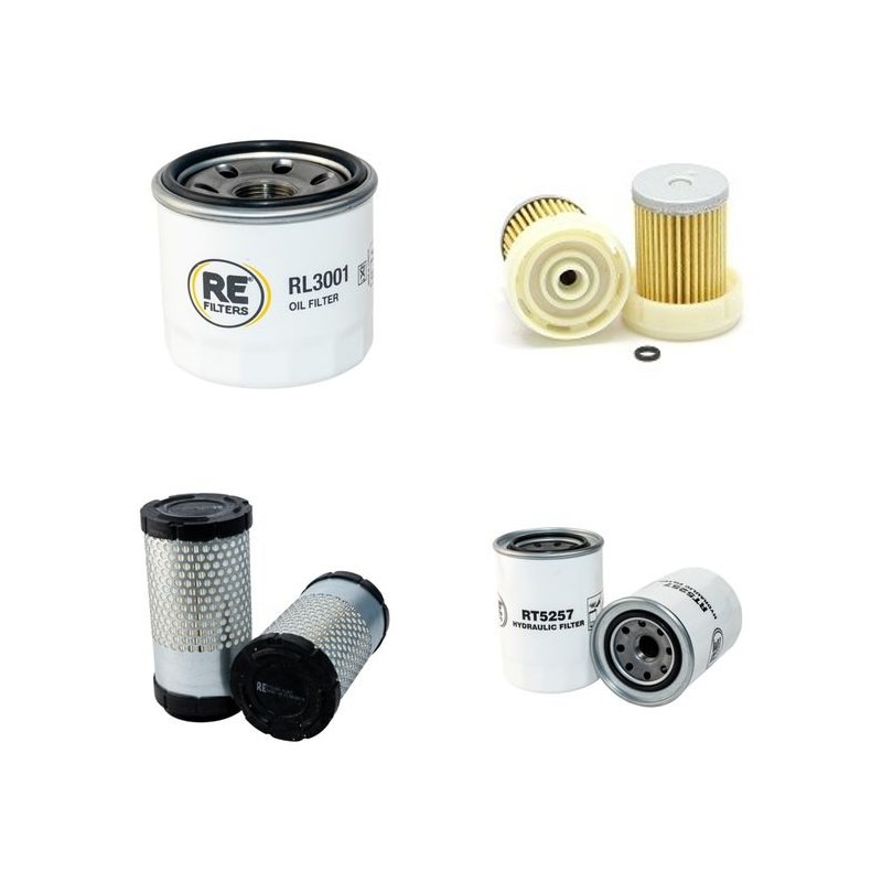 Filter Kit for Kubota B 1620 with Kubota D722 Engine