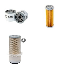 Filter Kit for Kubota B 2400 D/HD Air Oil Fuel Filters with Kubota Engine SN PA3472-FN