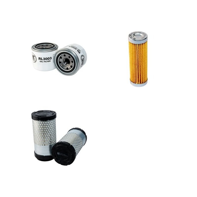 Filter Kit for Kubota B 2400 D/HD Air Oil Fuel Filters with Kubota Engine SN RA2027
